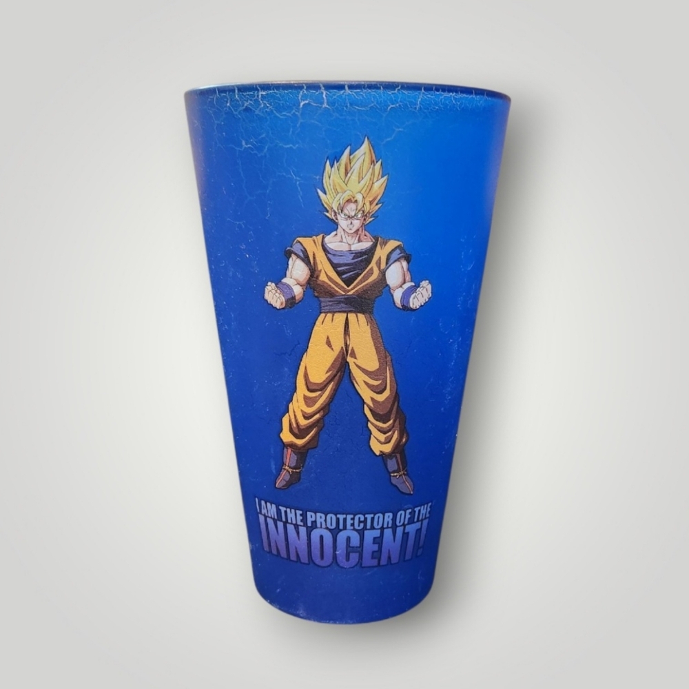 Dragonball Z Tumbler I Am The Protector Of The Innocent! Really Cool 6” Tall